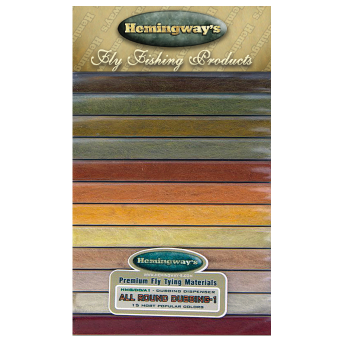 Hemingway's Hemingway's Dubbing Dispenser All Round Mix 1 Fly Tying Materials