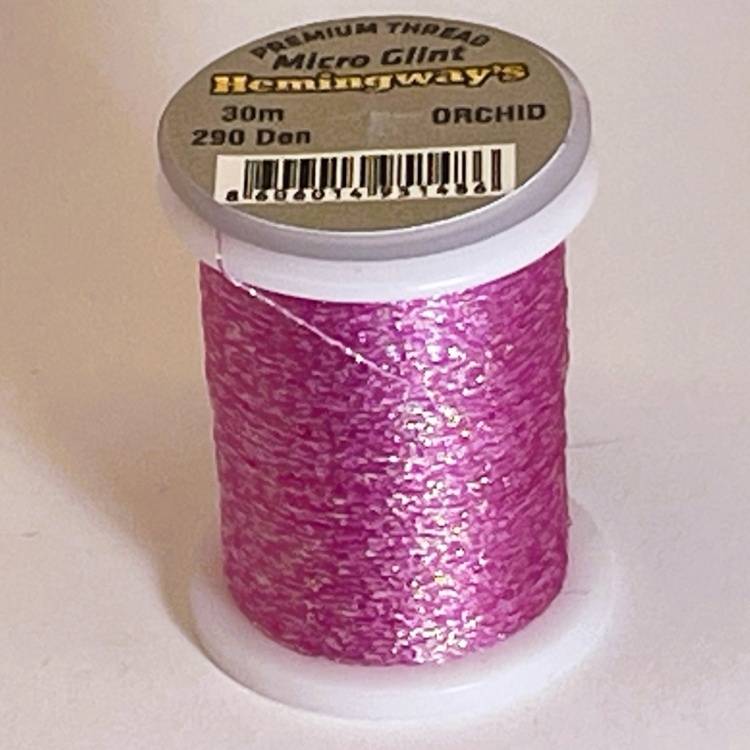Hemingway's Micro Glint Orchid Fly Tying Materials (Product Length 32.8 Yds / 30m)