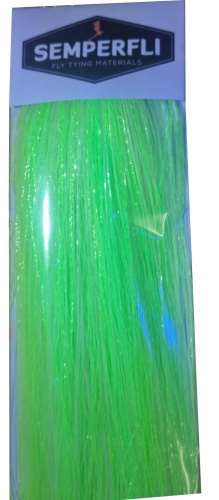 Semperfli SemperFlash Glow In Dark Baitfish Wing Chartreuse