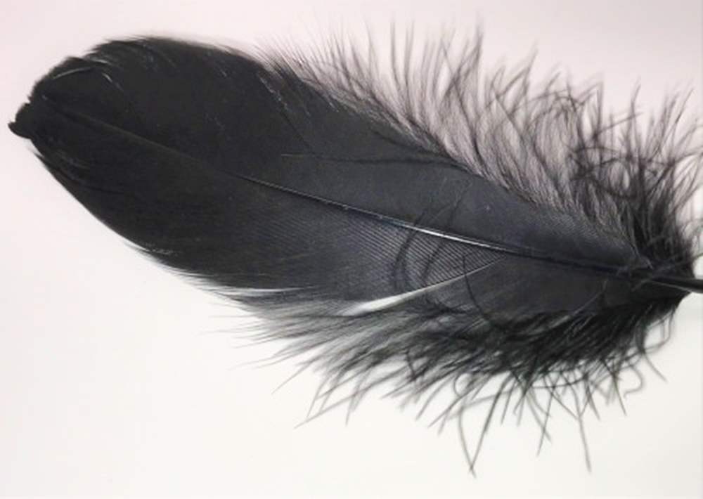 Veniard Goose Shoulder Soft Black Fly Tying Materials