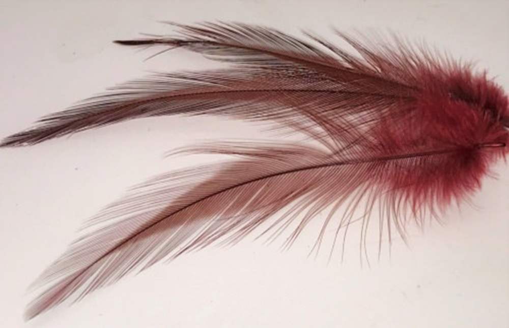 Veniard Loose Short Cock Feather Hackles 2 Gram Red Brown Fly Tying Materials