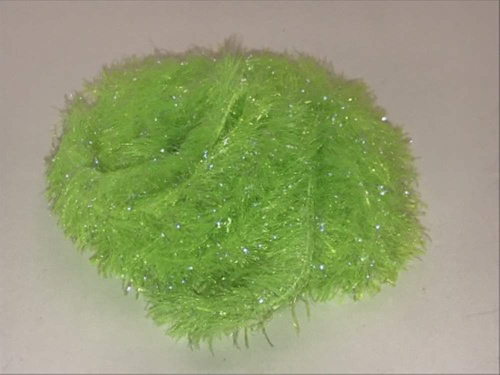 Flash Attack - Craig Barr Flash Attack Products Uv Fritz 15mm Chartreuse Fly Tying Materials (Product Length 1.1 Yds / 1m)