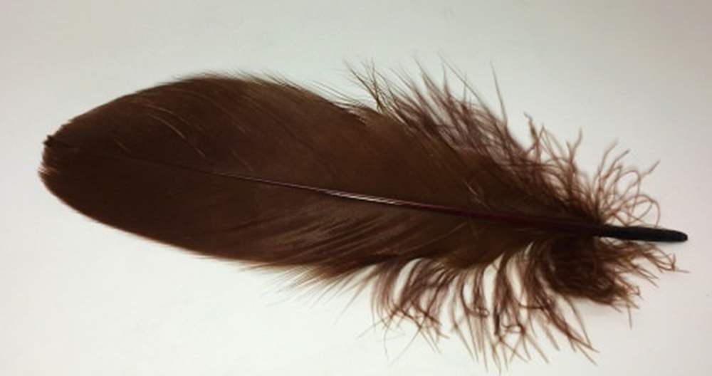Veniard Goose Shoulder Soft Dark Brown Fly Tying Materials