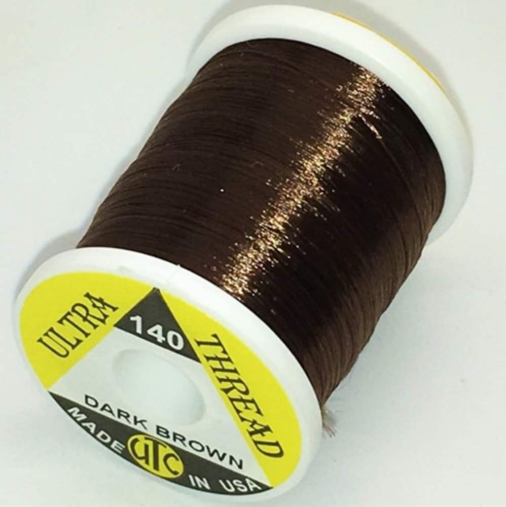 Utc Ultra Thread 140 Denier Dark Brown Fly Tying Threads (Product Length 100 Yds / 91m)