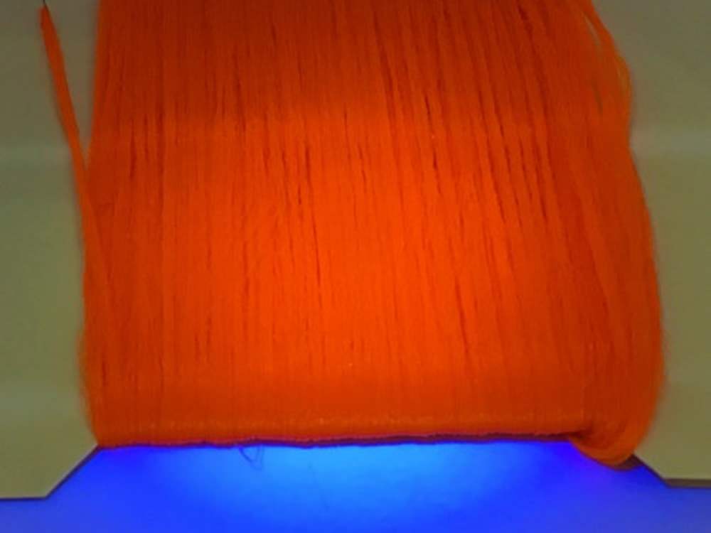 Veniard Antron Body Yarn Fluorescent Orange Fly Tying Materials