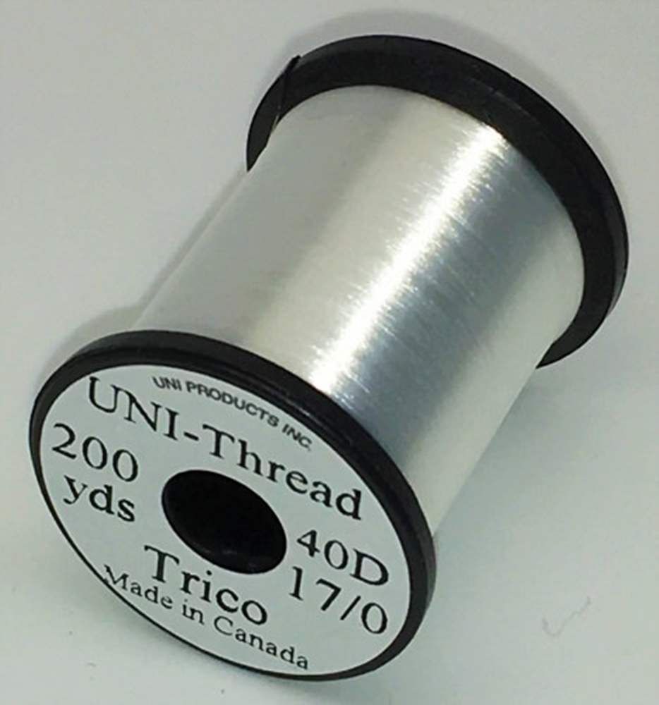Uni Trico Thread White Fly Tying Threads (Product Length 200 Yds / 182m)