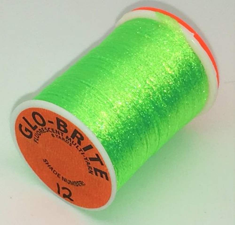 Veniard Glo-Brite Multi Yarn Lime Green #12 Fly Tying Materials