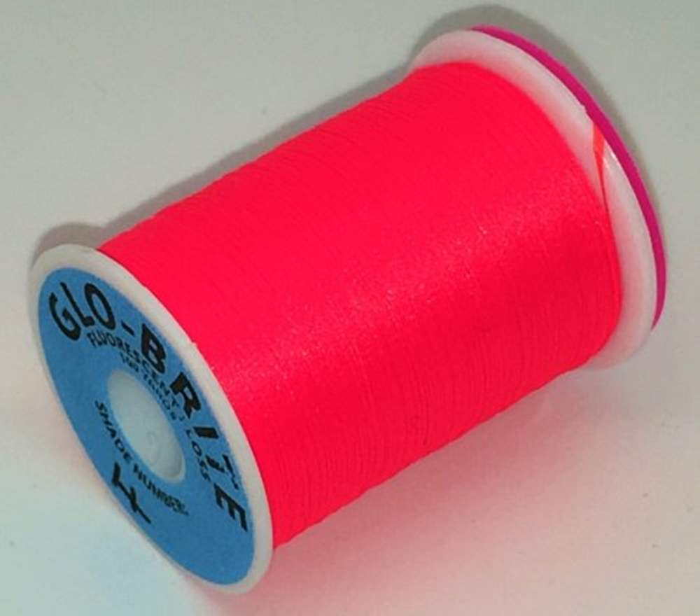 Veniard Glo-Brite Floss 100 Yards Scarlet #4 Fly Tying Materials (Product Length 100 Yds / 91m)