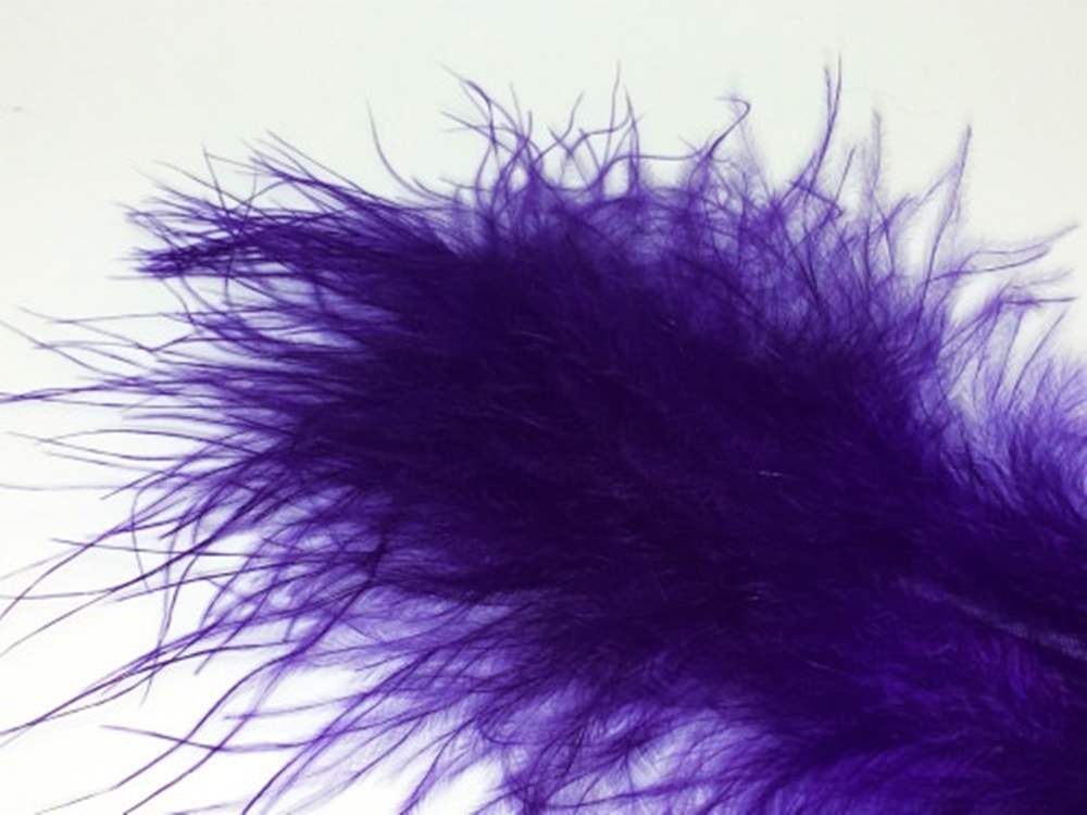 Veniard Turkey Marabou Feathers Purple Fly Tying Materials