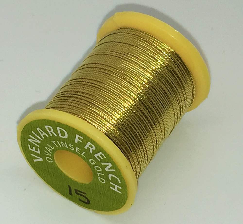 Veniard Oval Tinsel Gold #15 Fly Tying Materials