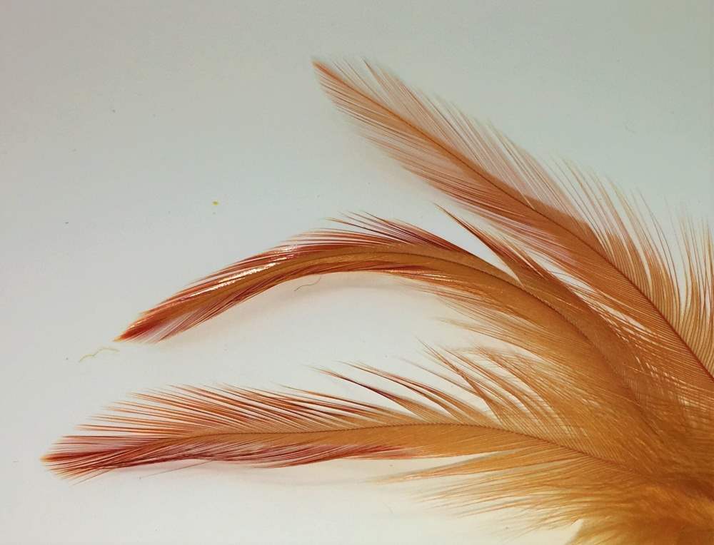 Veniard Loose Large Cock Feather Neck Hackles 2 Gram Ginger Fly Tying Materials