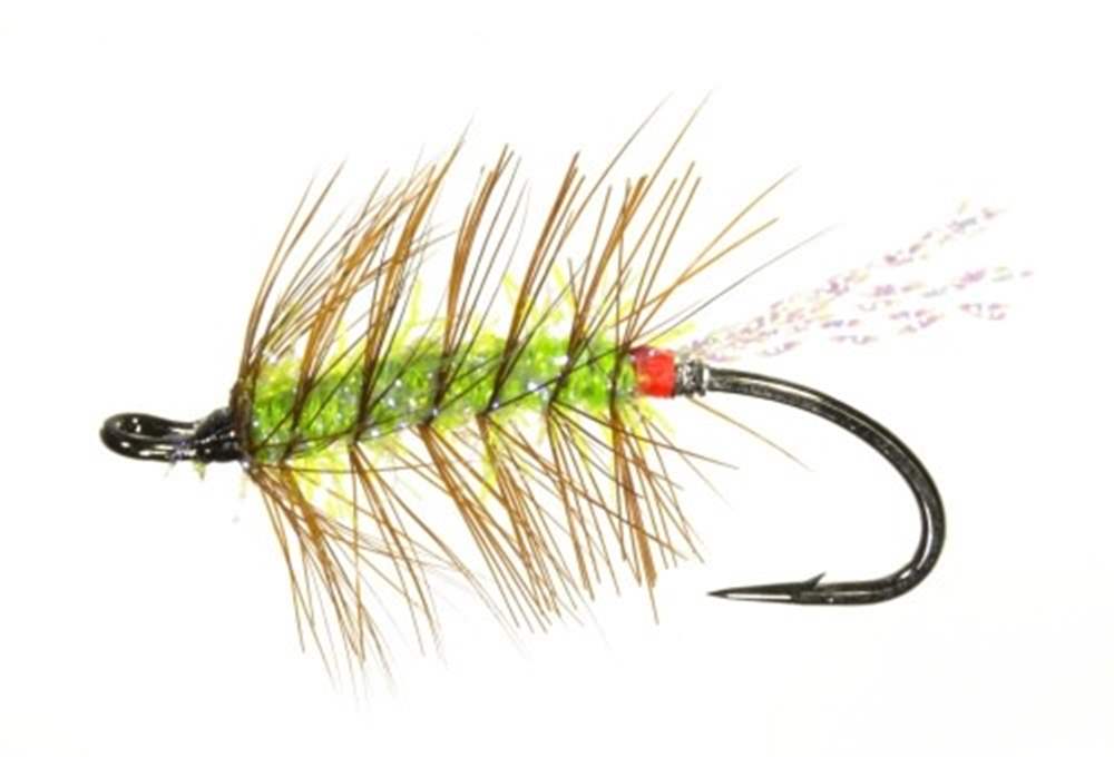 The Essential Fly Jacques Bug Krystal Flash Green Machine Fishing Fly