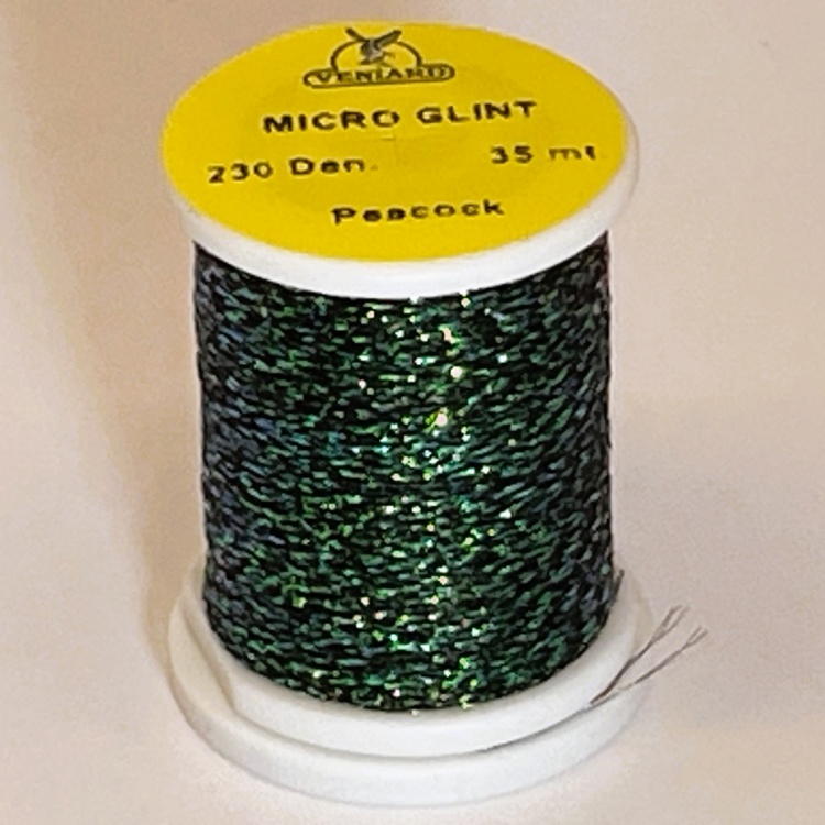 Veniard Micro Glint Peacock Fly Tying Materials (Product Length 38.27 Yds / 35m)