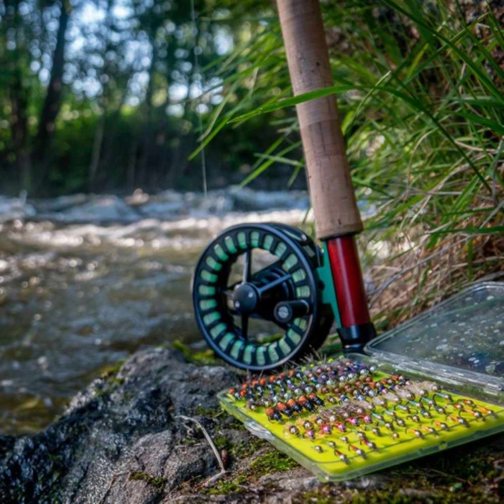 Vision Nymphmaniac Fly Box Medium Storage for Fly Fishing