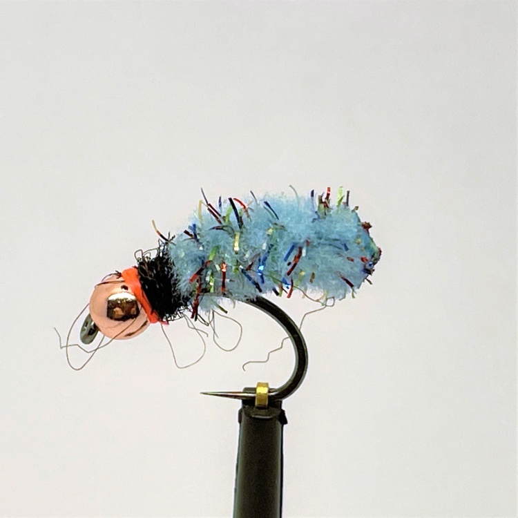 Phillippa Hake Flies Mopster Fly Copper bead Cornflower