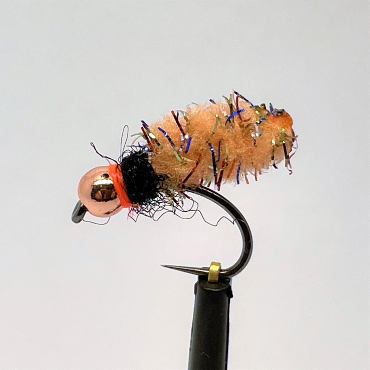 Phillippa Hake Flies Mopster Fly Copper bead Coral