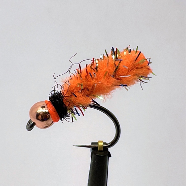Phillippa Hake Flies Mopster Fly Copper bead Fl. Red
