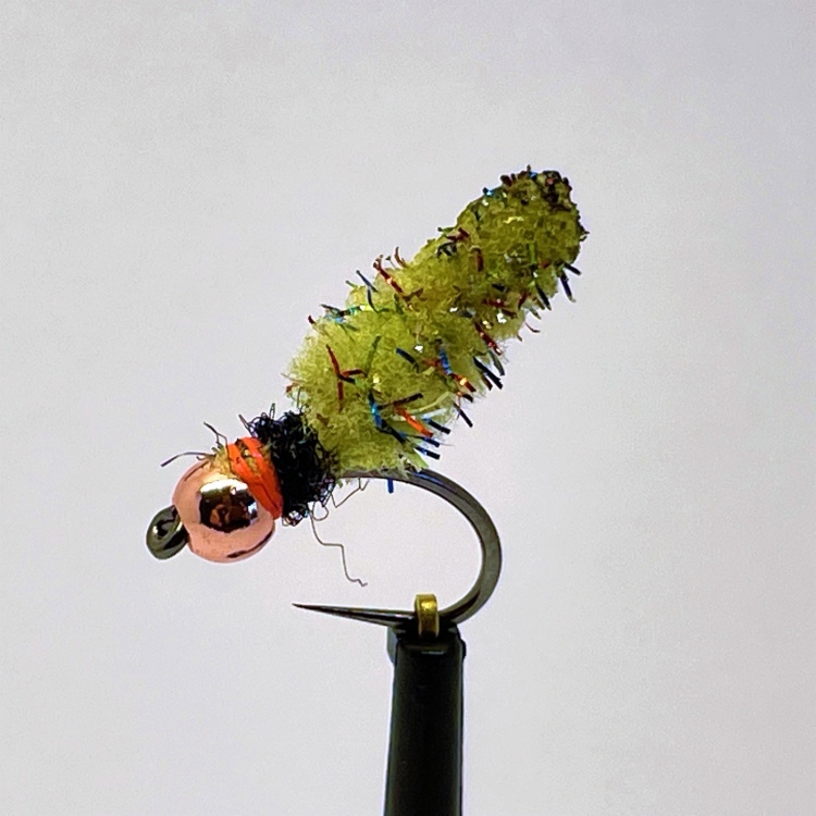 Phillippa Hake Flies Mopster Fly Copper bead Pale Olive