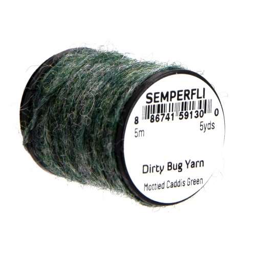 Semperfli Dirty Bug Yarn Mottled Caddis Green Fly Tying Materials (Product Length 5.46 Yds / 5m)