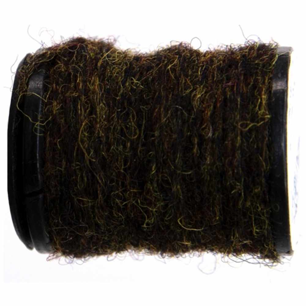 DirtyBugYarnMottledDarkGreenforFlyTyingfromTheEssentialFly