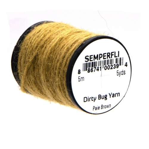 Semperfli Dirty Bug Yarn Pale Brown Fly Tying Materials (Product Length 5.46 Yds / 5m)
