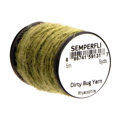 Semperfli Dirty Bug Yarn Rhyacophila Fly Tying Materials (Product Length 5.46 Yds / 5m)