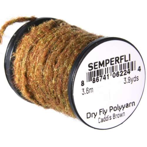 Semperfli Dry Fly Polyyarn Caddis Brown