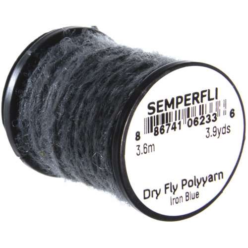 Semperfli Dry Fly Polyyarn Iron Blue Fly Tying Materials (Product Length 3 Yds / 3.6m)