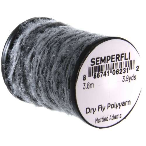 Semperfli Dry Fly Polyyarn Mottled Adams Fly Tying Materials (Product Length 3 Yds / 3.6m)