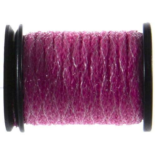 Semperfli Flat Braid 1.5mm 1/16'' Fl. Pink Fly Tying Materials (Product Length 4.37 Yds / 4m)
