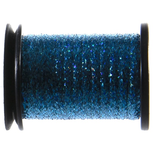 Semperfli Flat Braid 1.5mm 1/16'' Holo Glacier Blue Fly Tying Materials (Product Length 4.37 Yds / 4m)