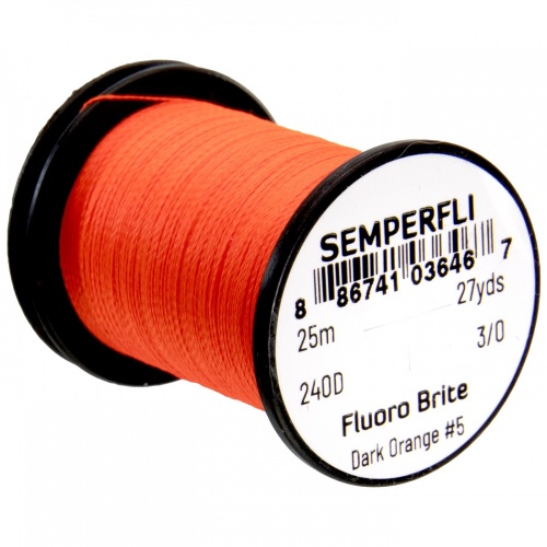 Semperfli - Fluoro Brite - #5 - Dark Orange