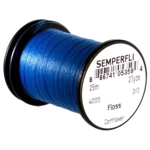 Semperfli Fly Tying Floss Cornflower Fly Tying Materials (Product Length 27.34 Yds / 25m)