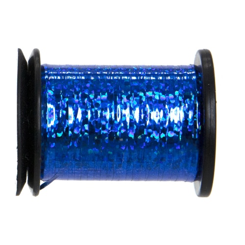 Semperfli Spool 1/32'' Holographic Blue Tinsel Fly Tying Materials
