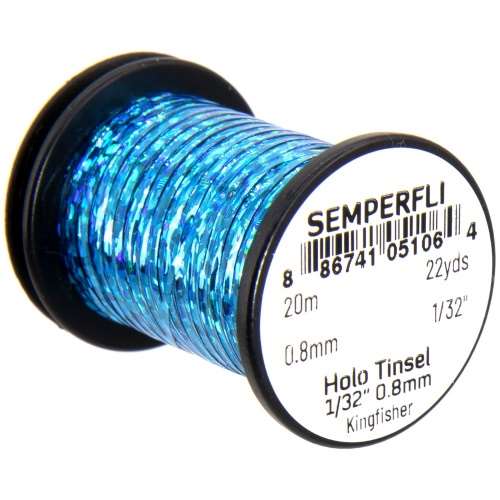 Semperfli 1/32 inch Holographic Tinsel Kingfisher