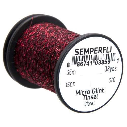 Semperfli Micro Glint Nymph Tinsel Claret