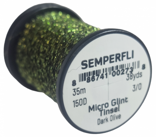 Semperfli Micro Glint Nymph Tinsel Dark Olive