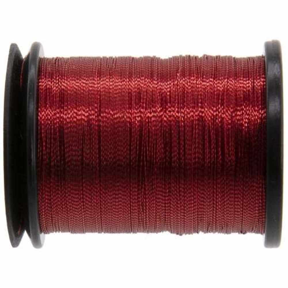 Micro Metal Hybrid Thread, Tinsel & Wire Blood Red for Fly Tying