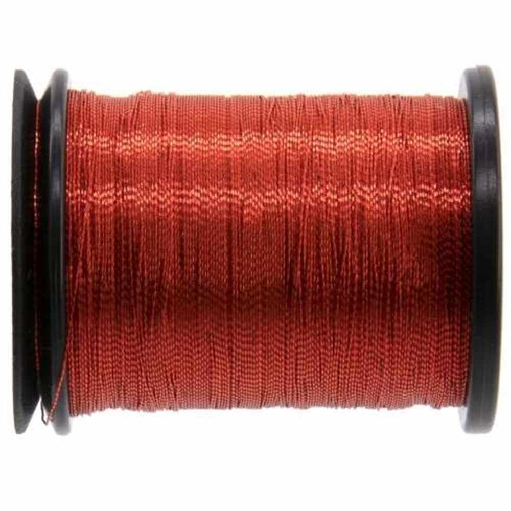 Micro Metal Hybrid Thread, Tinsel & Wire Fl Red for Fly Tying
