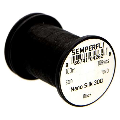 Semperfli Nano Silk 30D 18/0 Black