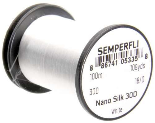 Semperfli Nano Silk 30D 18/0 White