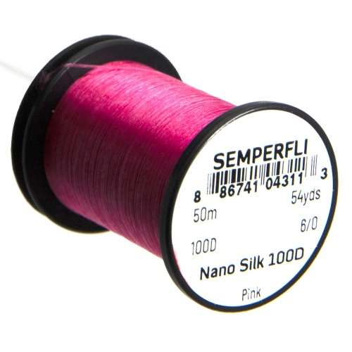 Semperfli Nano Silk 100 Denier Predator 6/0 Pink