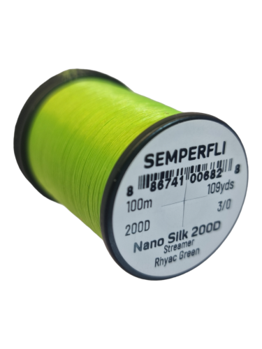 Semperfli Nano Silk Streamer 200D Rhyac Green