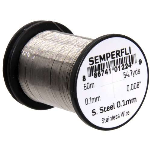 Semperfli Stainless Steel Fly & Brush Wire 0.1mm