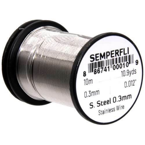Semperfli Stainless Steel Fly & Brush Wire 0.3mm