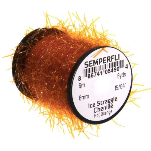 Semperfli Ice Straggle Chenille Hot Orange