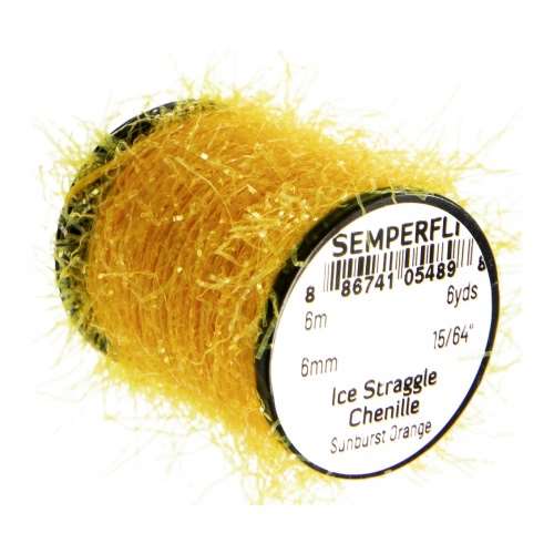 Semperfli Ice Straggle Chenille Sunburst Orange