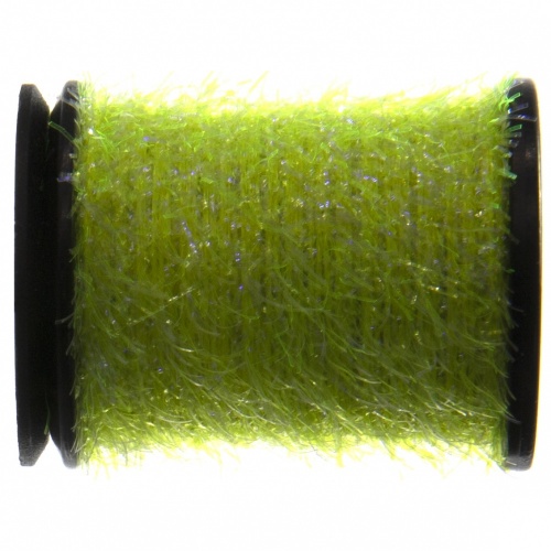 Semperfli Straggle String Micro Chenille Sf5500 Fluorescent Wimbledon Yellow Fly Tying Materials (Product Length 6.56 Yds / 6m)
