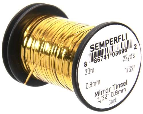 Semperfli 1/32'' Gold Mirror Tinsel