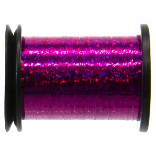 Semperfli 1/32 inch Holographic Pink Tinsel